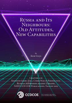 Russia and Its Neighbours: Old Attitudes, New Capabilities