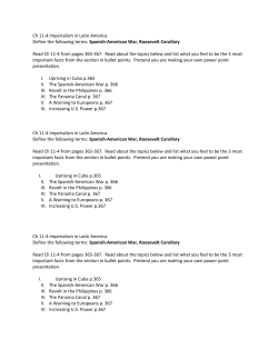 Spanish-American War, Roosevelt Corollary