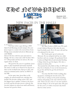 the newspaper - Spearville Schools USD 381