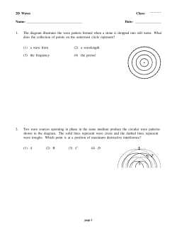 2D Waves