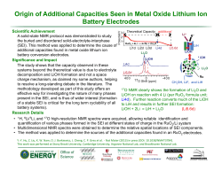 Origin of Additional Capacities Seen in Metal Oxide Lithium Ion