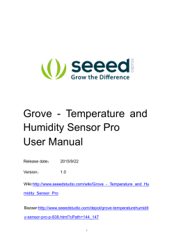 Grove - Temperature and Humidity Sensor Pro