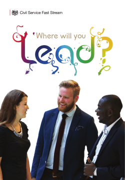 Civil Service Fast Stream