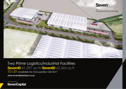 Two Prime Logistics/Industrial Facilities