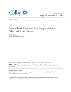 Akademgorodok, the Siberian City of Science