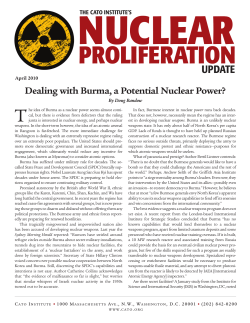 PROLIFERATION - Cato Institute