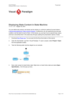 Displaying State Content in State Machine