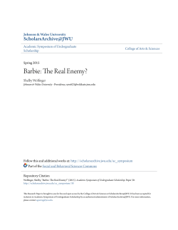 Barbie: The Real Enemy? - ScholarsArchive@JWU