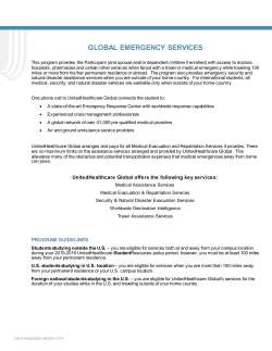 global emergency services - International Student Services
