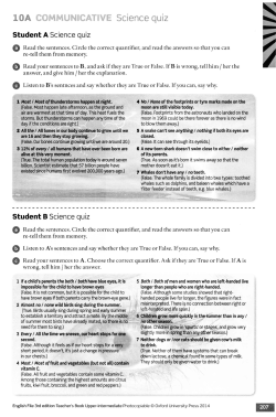 lOA C M U ICATIV Science quiz