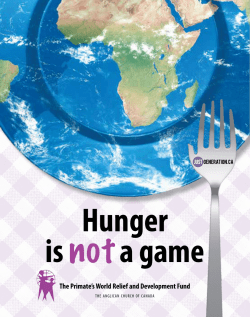 hunger is not a game