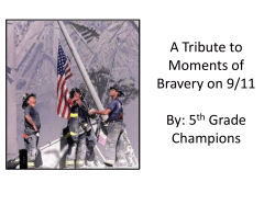 A moment of bravery on 9/11&hellip;