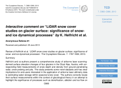 Interactive comment on