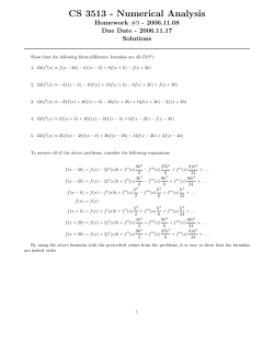Homework 9 Solutions