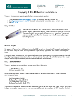 CCS Copying Files Between Computers