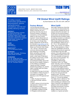 FM Global Wind Uplift Ratings