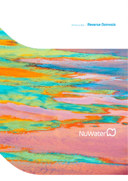INTRODUCTION > Reverse Osmosis