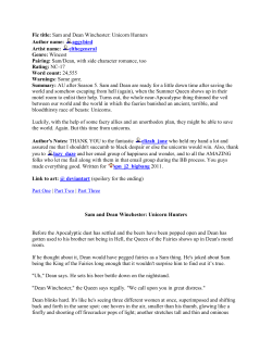 Sam and Dean Winches..