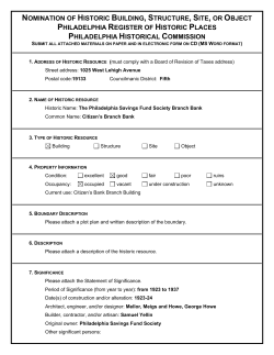 Philadelphia Saving Fund Society Lehigh Branch
