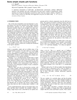 Some simple chaotic jerk functions