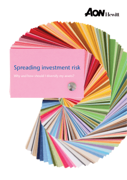 Spreading investment risk