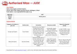 Authorised Mess &mdash; JUDE