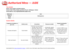 Authorised Mess — JUDE