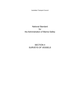 NSAMS Section 4 - Survey of Vessels