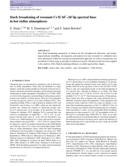 Stark broadening of resonant Cr II 3d5&ndash;3d44p