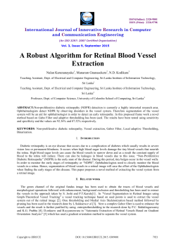 A Robust Algorithm for Retinal Blood Vessel Extraction