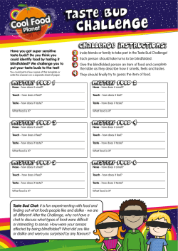 Cool food planet Taste Bud Challenge