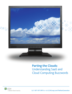 SaaS solutions - Wolters Kluwer