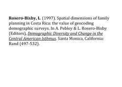 Demographic Diversity and Change in the Central American Isthmus