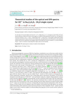Theoretical studies of the optical and EPR spectra for VO2+ in