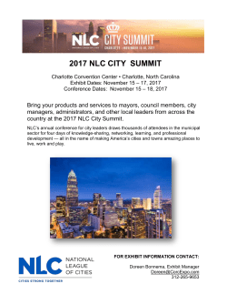 the 2017 NLC Exhibitor Prospectus.