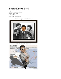 Bobby Knows Best - Western Carolina University