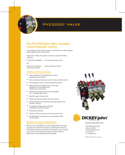 PVC3000 literature - DICKEY-john