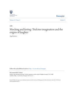 Mocking and farting: Trickster imagination and