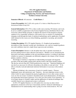 master syllabus - Northern Arizona University