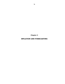 inflation and forecasting