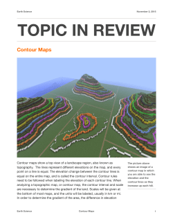 Contour Maps - Week in Review