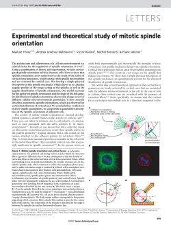 letters - the Max Planck Institute for the Physics of Complex Systems