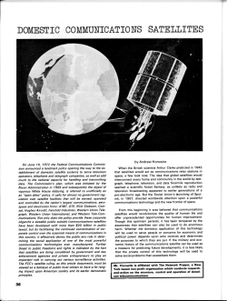 domestic communications satellites