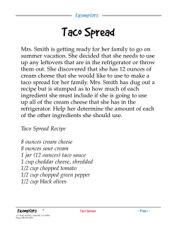 Taco Spread