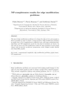 NP-completeness results for edge modification problems