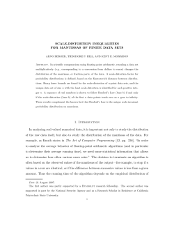 Scale-distortion inequalities for mantissas of finite data sets