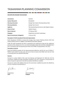 DECISION AND REASONS FOR DECISION Amendment D3