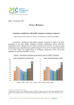 News Release - Public Transport Council