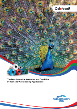 COLORBOND &reg; steel &ndash; Detailed Brochure