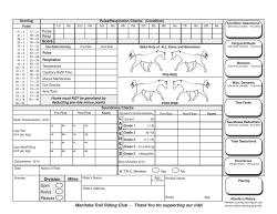 L A M E N E S S Manitoba Trail Riding Club